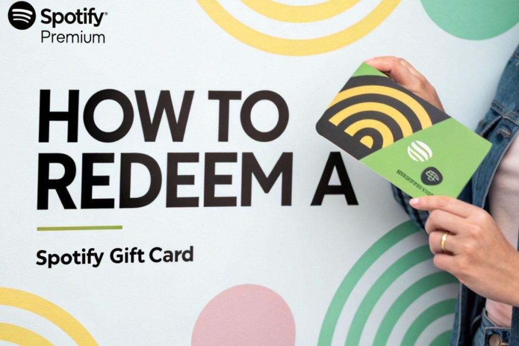 redeem spotify gift card​